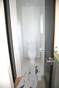 1階　トイレ施工状況