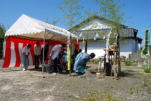 外観・地鎮祭