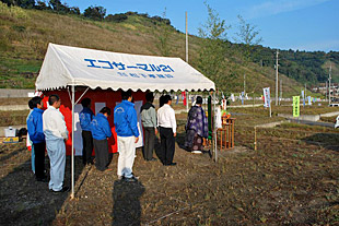 地鎮祭・祈祷中