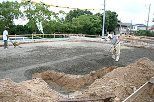 外観・整地作業1