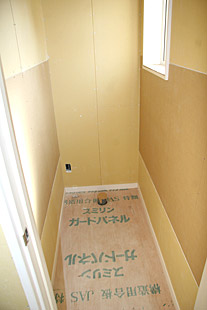 内部・トイレ下地施工