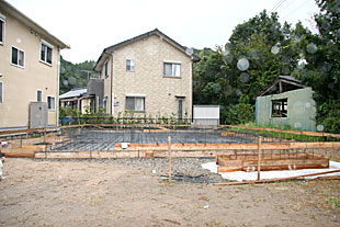 外観・基礎下地全景