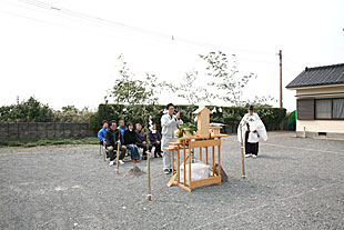 地鎮祭・玉串奉奠