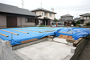 内部・土台雨じまい