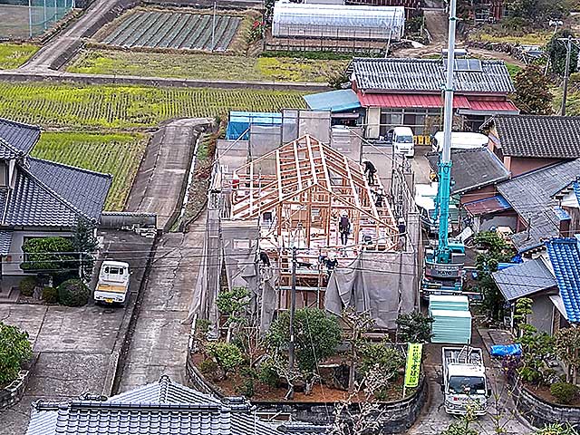 外観・2階 小屋組み3