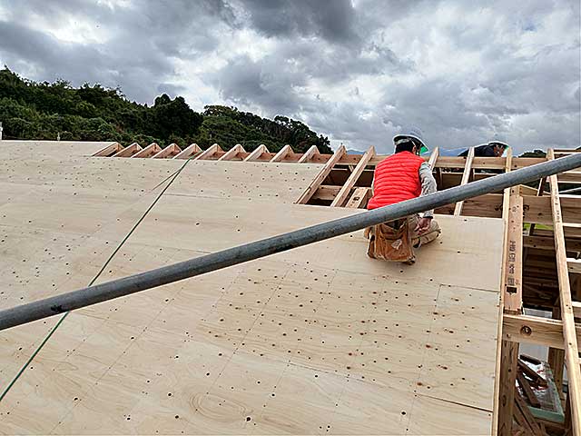 外観・屋根野地板張り2