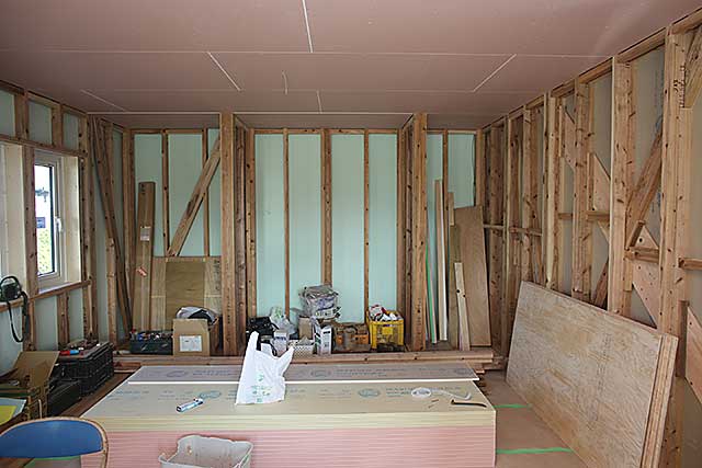 内部・居室下地施工1