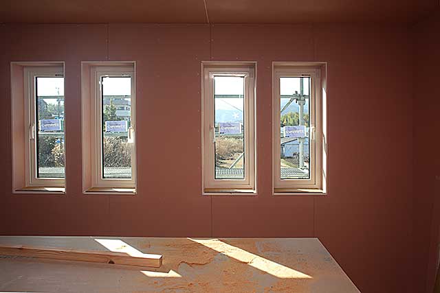 内部・2階 居室下地施工3