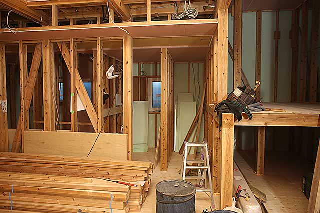 内部・リビング構造躯体