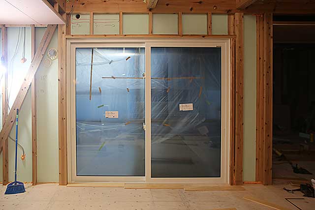 内部・樹脂サッシ施工