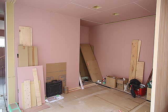 内部・和室下地施工2