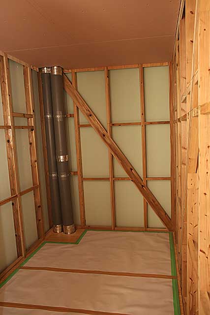 内部・居室と配管施工