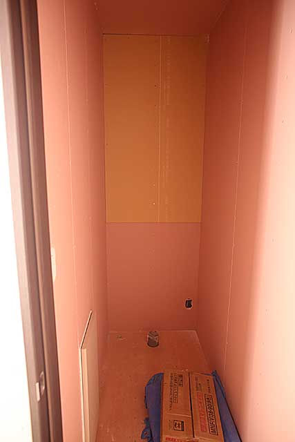内部・トイレ下地施工