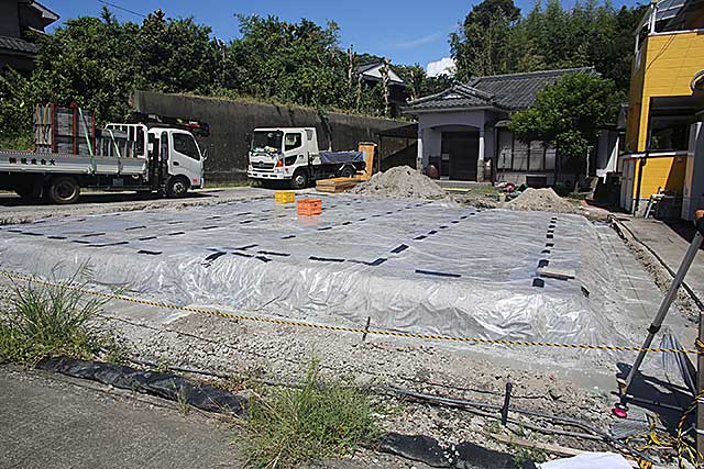 内部・防水シート施工